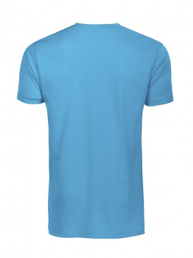 Logo trade corporate gifts image of: T-shirt Rock T Turquoise