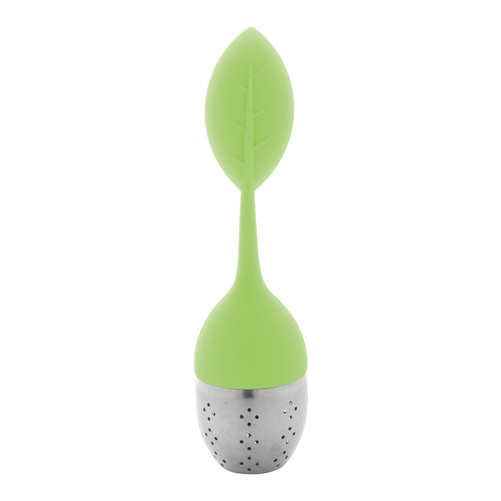 Logo trade advertising products image of: Tea infuser Tea Leaf, green