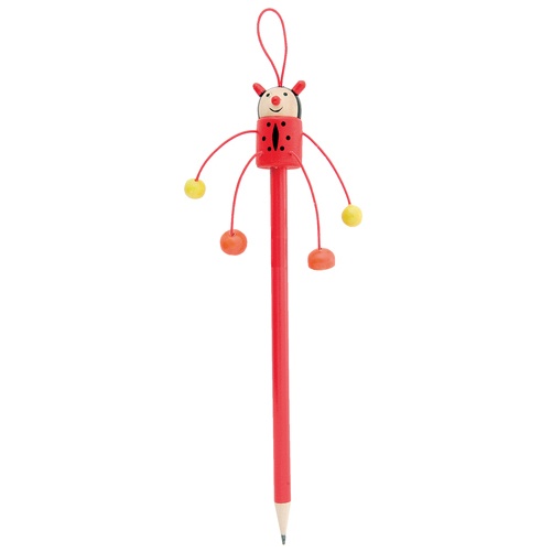 Logotrade promotional merchandise picture of: wooden pencil, ladybird