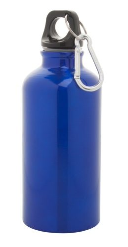 Logo trade promotional gifts picture of: Aluminium sport bottle, blue