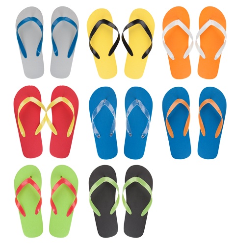 Logotrade promotional item picture of: Colourful beach slippers