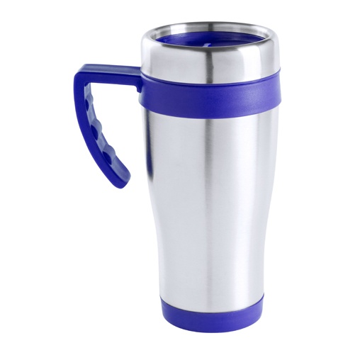 Logo trade promotional merchandise picture of: thermo mug AP781216-06 blue