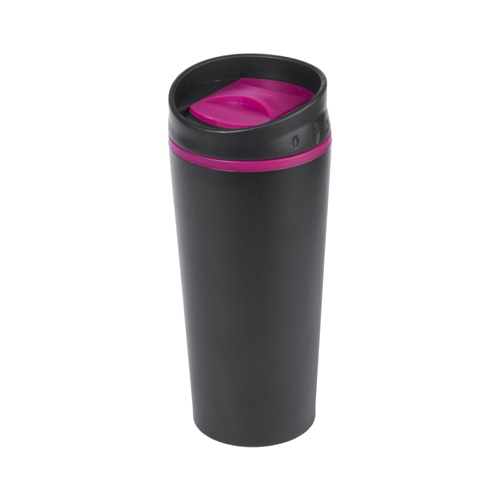 Logo trade promotional merchandise picture of: thermo mug AP781394-25 pink