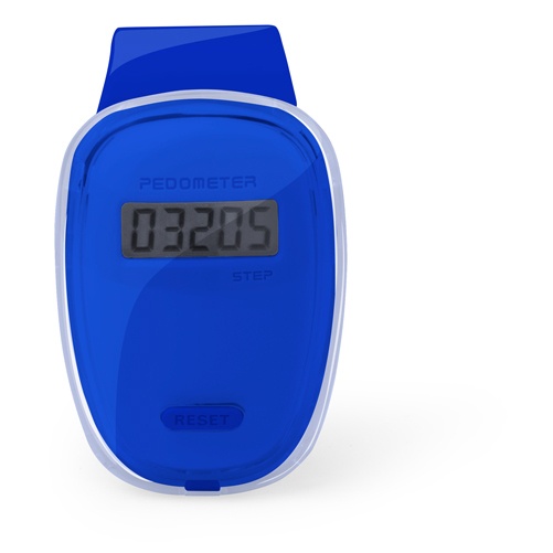 Logo trade promotional merchandise picture of: pedometer AP741989-06 blue