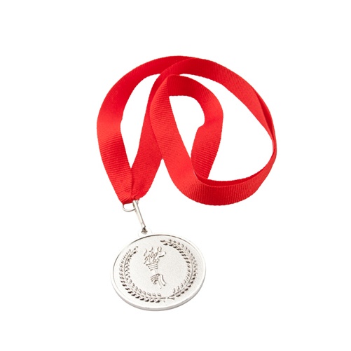 Logo trade promotional merchandise photo of: medal AP791542-21 red