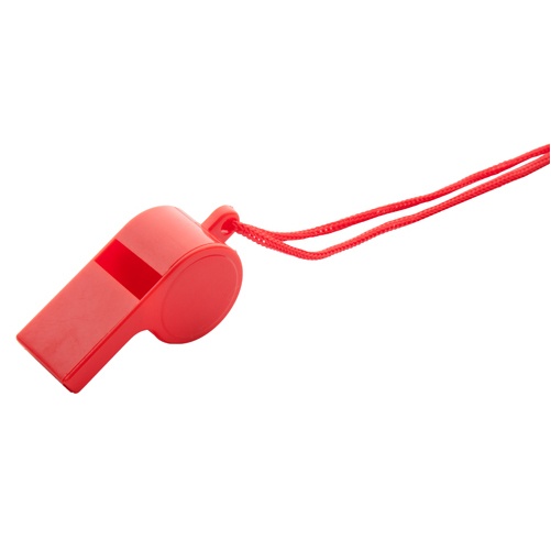 Logo trade promotional gifts picture of: whistle AP810376-05 red