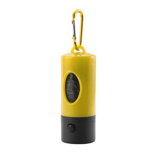 Logotrade advertising products photo of: dog waste bag dispenser, yellow