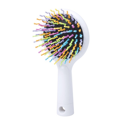 Logotrade promotional gifts photo of: hairbrush with mirror AP781435-01 white