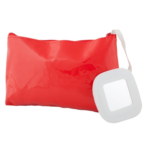 Logotrade promotional merchandise photo of: cosmetic bag AP791458-05 red