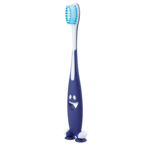 Logo trade promotional giveaways picture of: toothbrush AP791474-06 dark blue