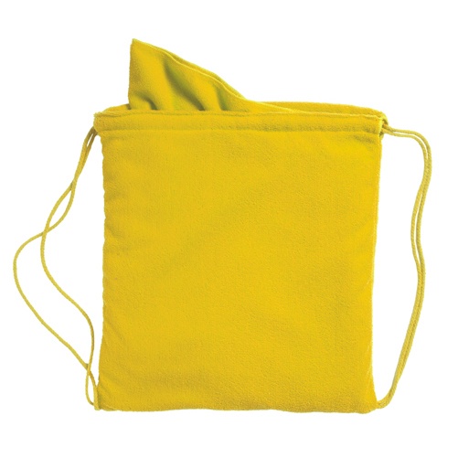 Logotrade promotional item image of: towel bag AP741546-02 yellow