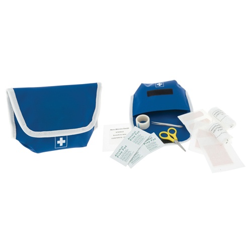 Logotrade promotional product image of: first aid kit AP761360-06A blue