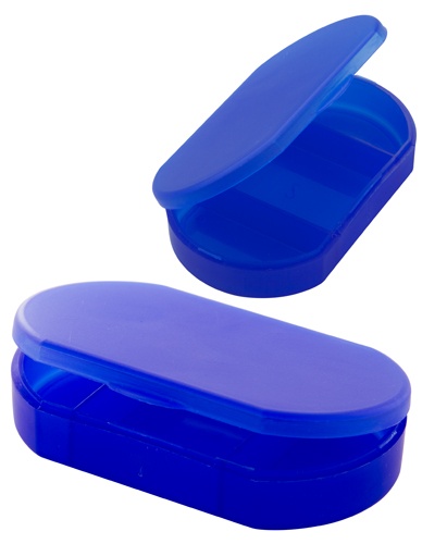 Logotrade advertising product picture of: pillbox AP731911-06 dark blue
