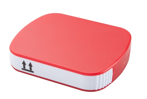 Logotrade promotional item picture of: pillbox AP741187-05 red
