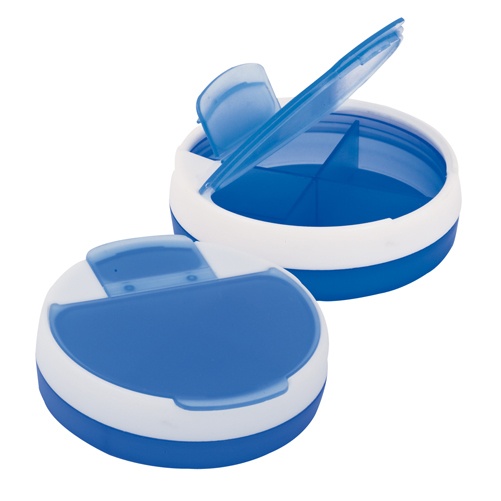 Logo trade promotional gifts picture of: pillbox AP731910-06 blue