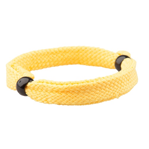 Logotrade business gifts photo of: Textile bracelet, yellow