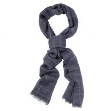 Fashionable unisex scarf, grey