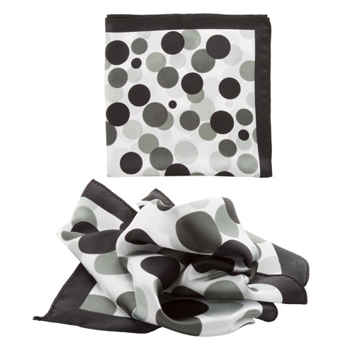 Logotrade promotional item image of: ladies scarf, black and white