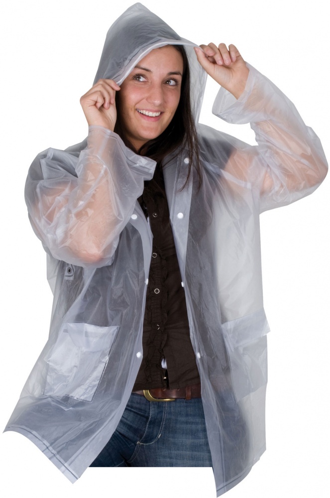 Logo trade promotional gifts picture of: Raincoat, transparent