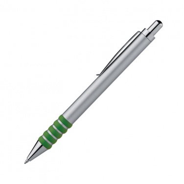 Logotrade promotional product picture of: Metal ball pen OLIVET, green