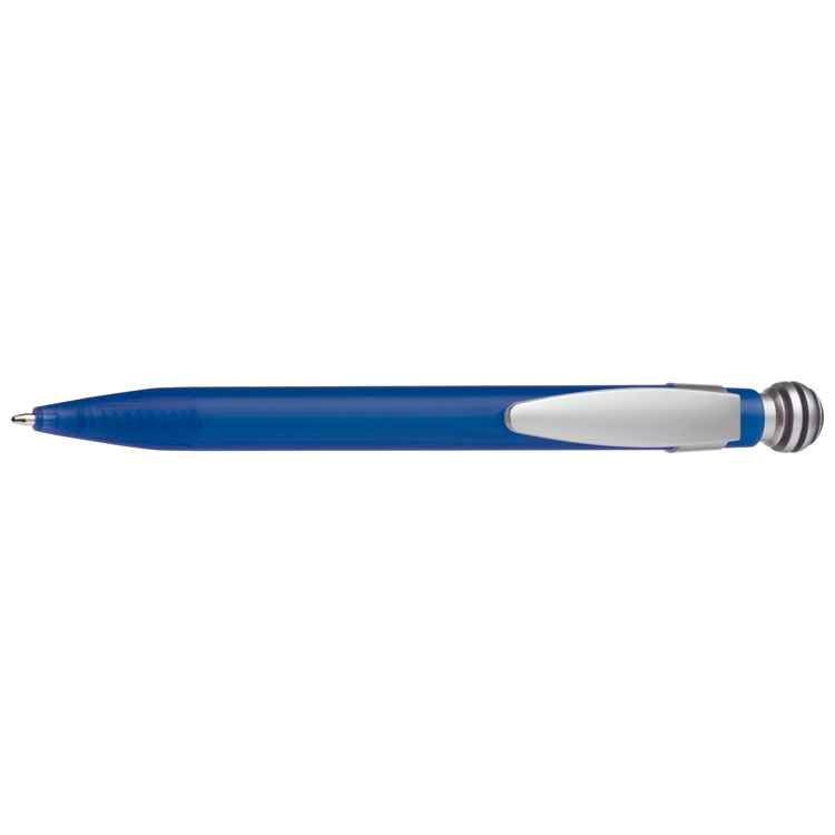 Logo trade promotional giveaways picture of: Plastic ball pen GRIFFIN blue, Blue