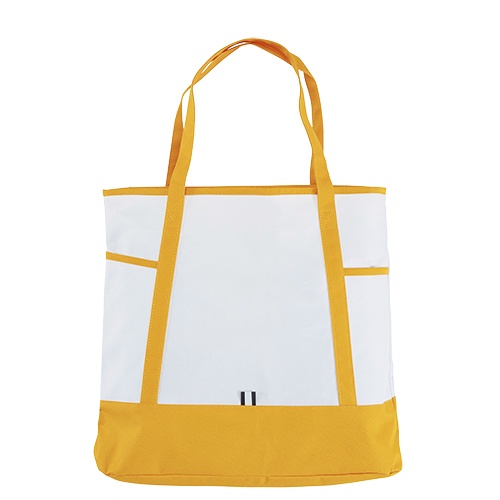 Logo trade promotional merchandise picture of: P-600D multipurpose bag, yellow