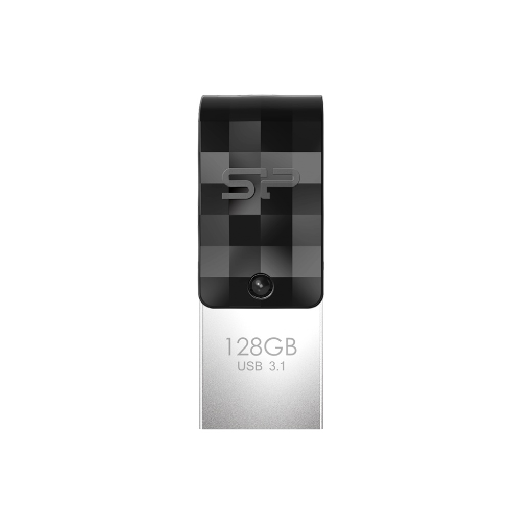 Logo trade promotional gifts image of: Pendrive Silicon Power Mobile C31 128GB, black