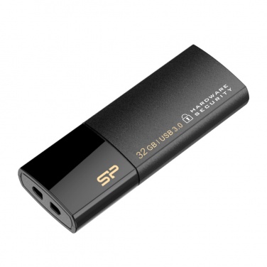 Logo trade promotional giveaways picture of: Pendrive Silicon Power Secure G50 16GB, black