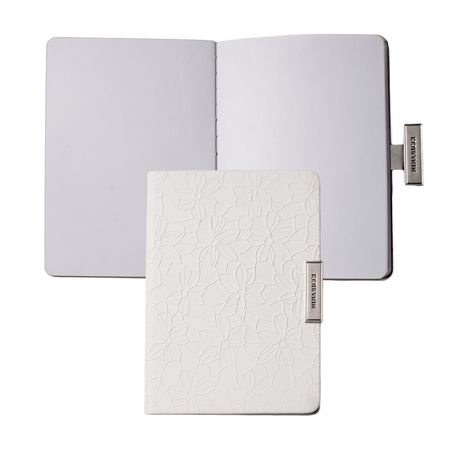 Logo trade promotional giveaways picture of: Note pad A6 Névé, white