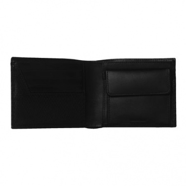 Logotrade corporate gift picture of: Money wallet Rhombe, black