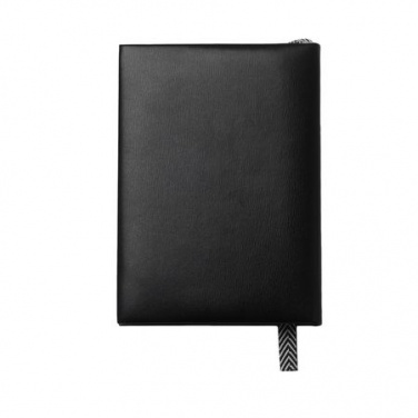 Logo trade business gift photo of: Note pad A6 Logotype, black