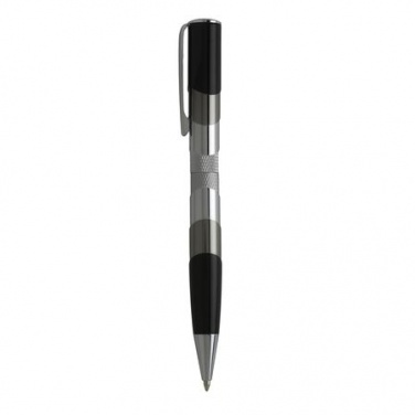 Logo trade promotional merchandise photo of: Ballpoint pen Mantle, black