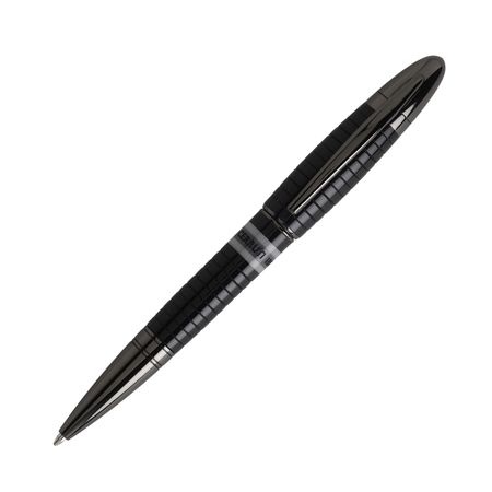 Logo trade corporate gifts image of: Ballpoint pen Central Resin, grey