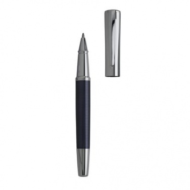 Logo trade promotional item photo of: Rollerball pen Conquest Blue