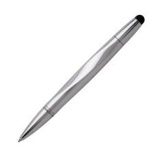 Ballpoint pen Torsion Pad Chrome, grey