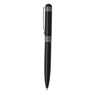 Logo trade promotional gifts picture of: Ballpoint pen Mesh, black