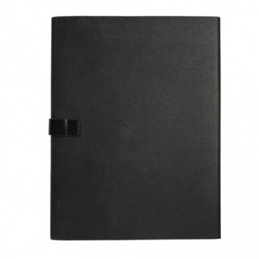 Logo trade corporate gifts image of: Folder A4 Dock business, black