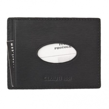 Logo trade promotional items picture of: Card holder Myth, black