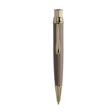 Logotrade promotional merchandise image of: Ballpoint pen Evidence Leather Sandy Pink