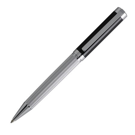 Logotrade business gift image of: Ballpoint pen Ciselé Chrome, grey