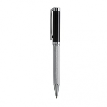 Logotrade promotional merchandise image of: Ballpoint pen Ciselé Chrome, grey