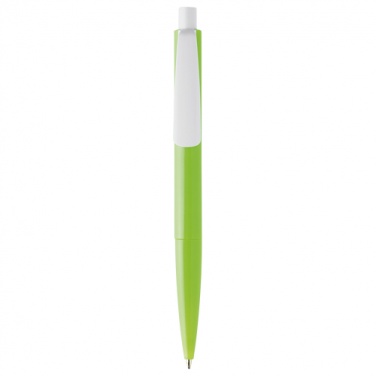 Logotrade promotional gift picture of: Plastic ball pen FARO, light green