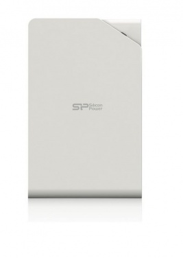 Logo trade corporate gifts picture of: Hard Disc Silicon Power Stream S03 1 TB, white