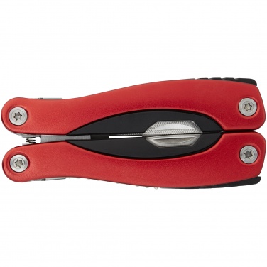 Logo trade promotional giveaways image of: Casper 11-function multi tool, red
