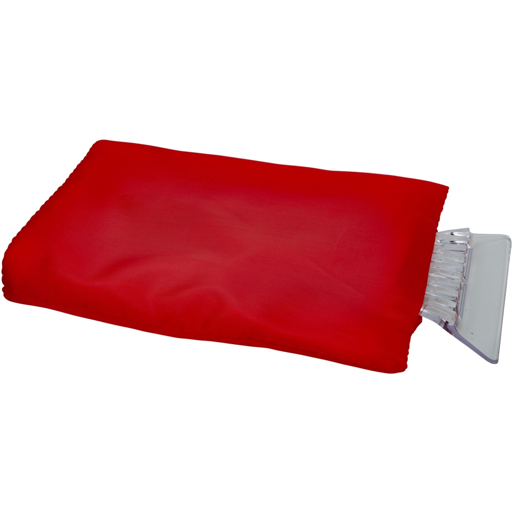 Logo trade advertising products picture of: Colt Ice Scraper with Glove, red