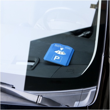 Logo trade promotional items picture of: 5-in-1 parking disk, blue