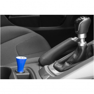 Logo trade promotional merchandise image of: Pole dual car adapter, blue