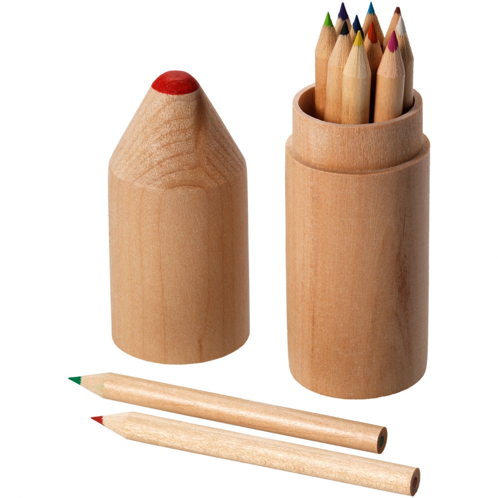 Logo trade promotional merchandise image of: 12-piece pencil set