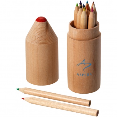 Logo trade promotional giveaways image of: 12-piece pencil set