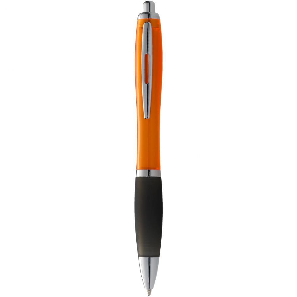 Logo trade corporate gifts image of: Nash ballpoint pen, orange